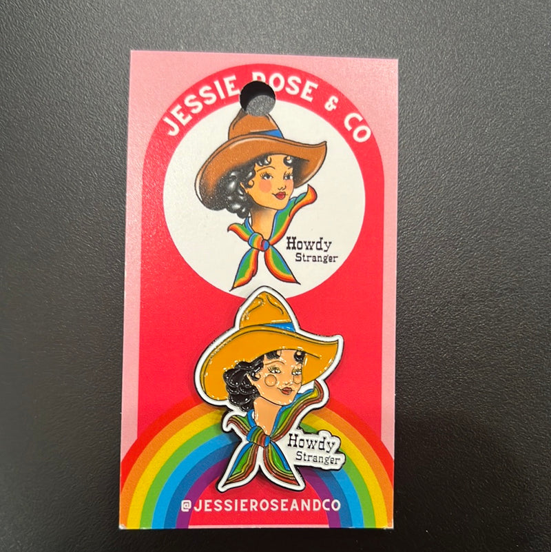 Jessie Rose & Co. Howdy Stranger Pin