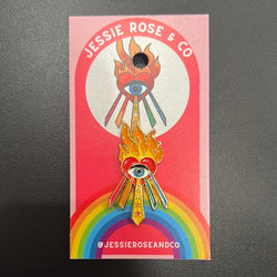 Jessie Rose & Co. Sacred Heart Pin