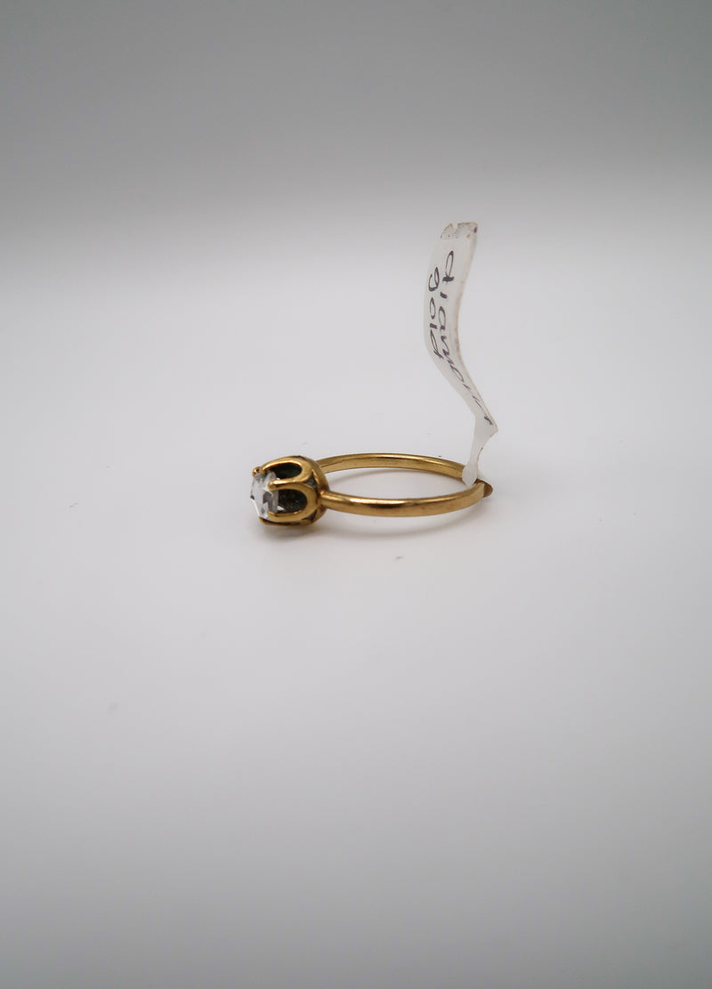 Antique 14K Gold & Diamond Ring