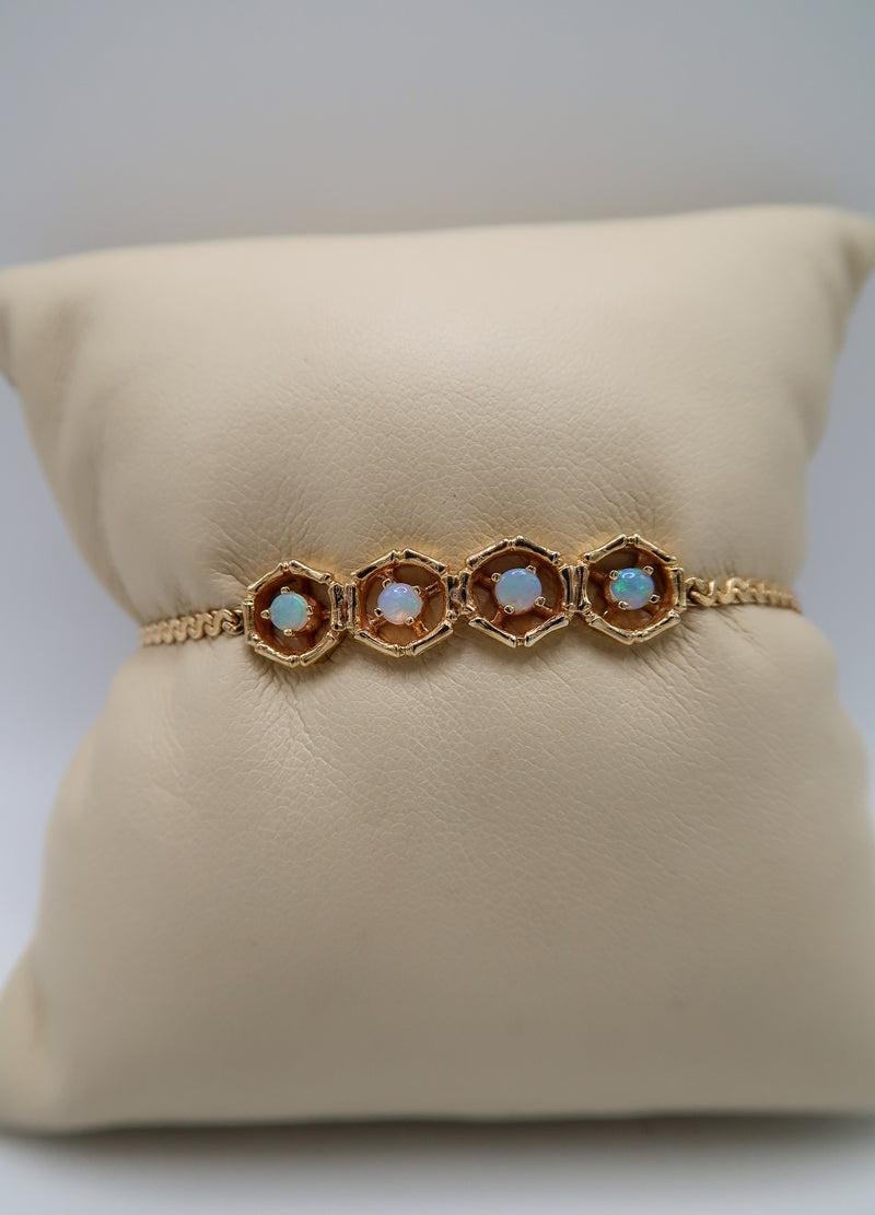 Opal 14K Gold Bracelet