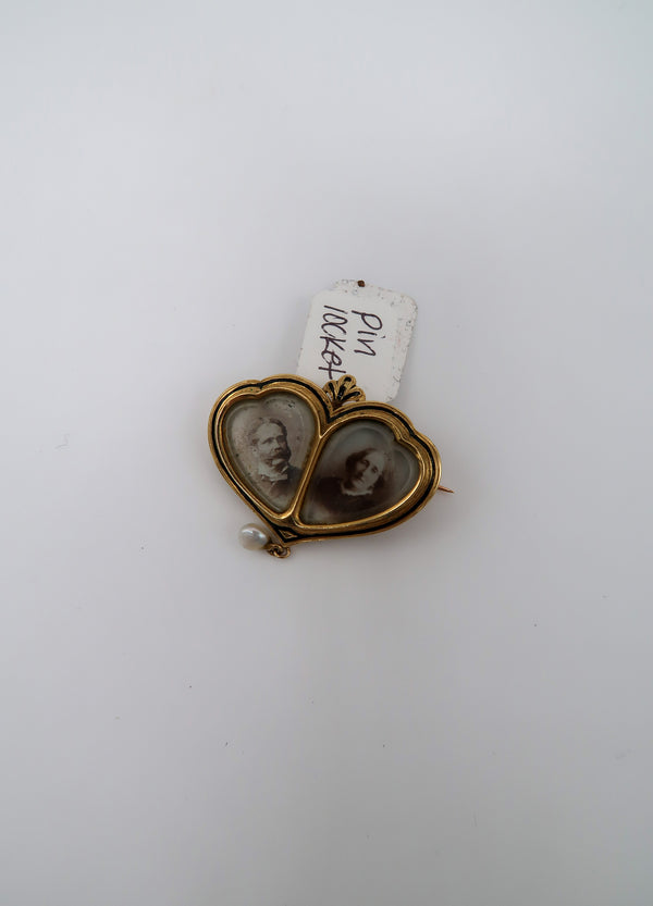 Antique Pin Locket