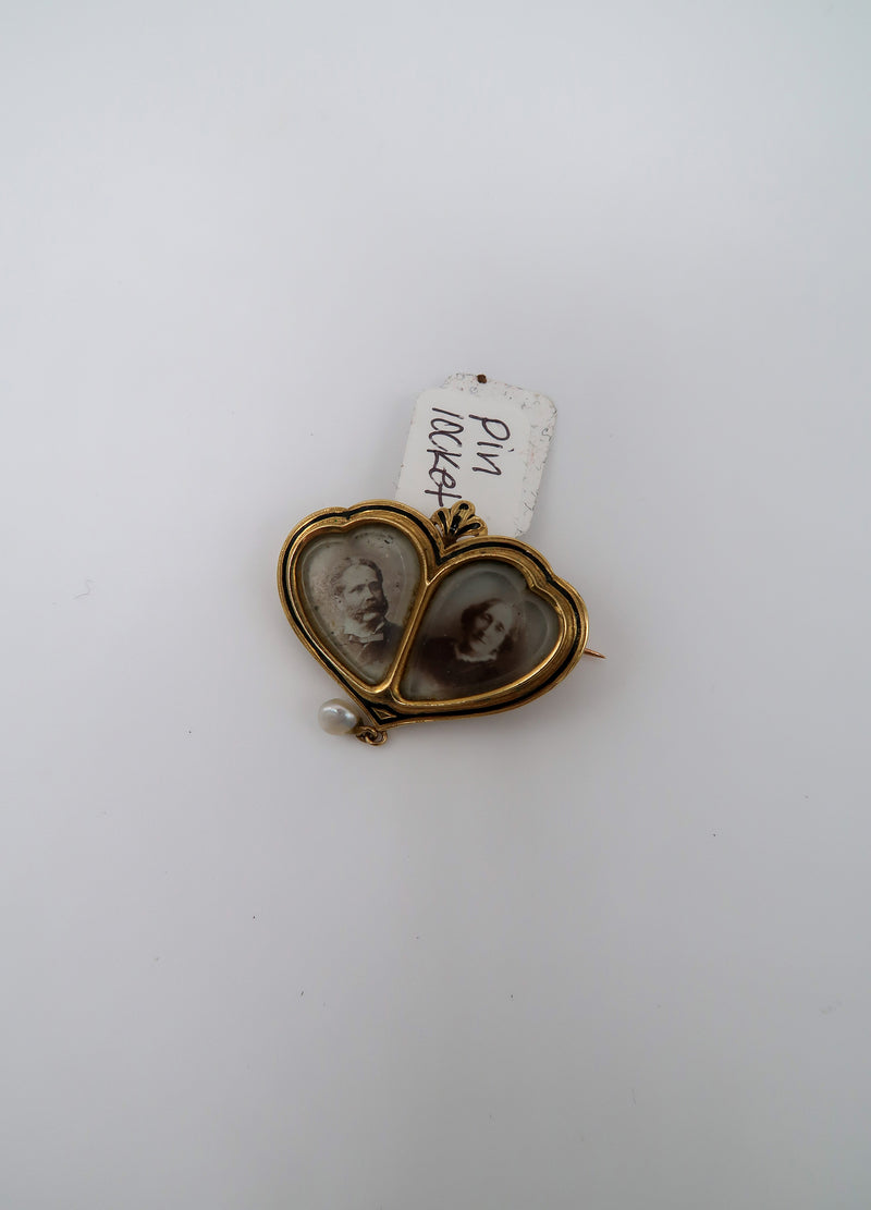 Antique Pin Locket