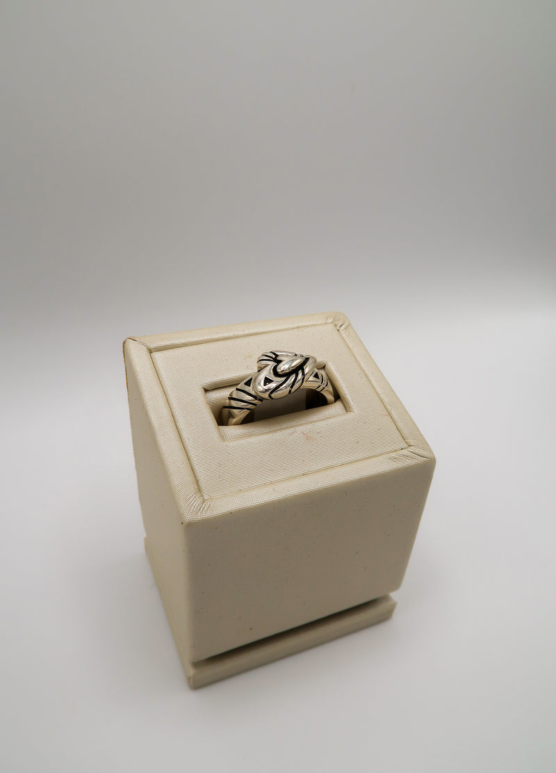 Antique John Atencio Sterling Silver Heart Ring