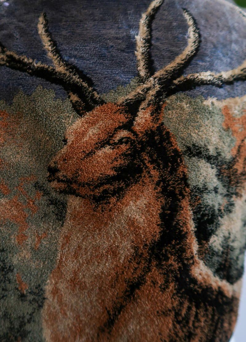 BustleWorship Vintage Rework Deer Vest