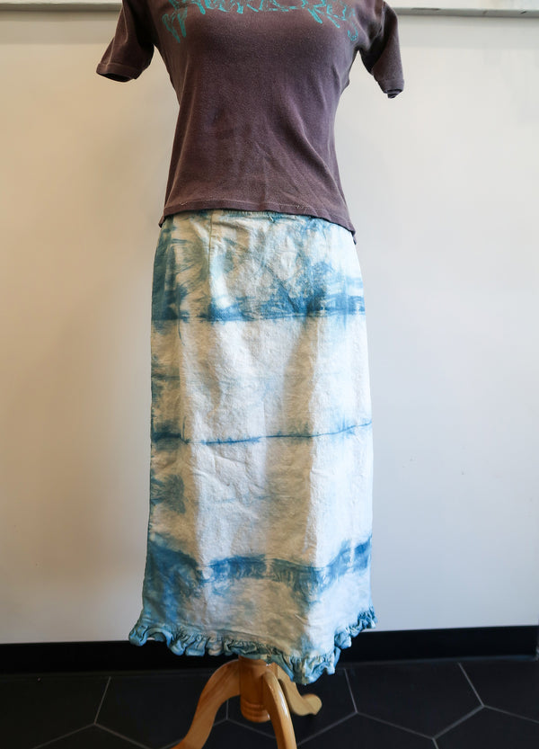 Indigo Dyed Cherokee Skirt