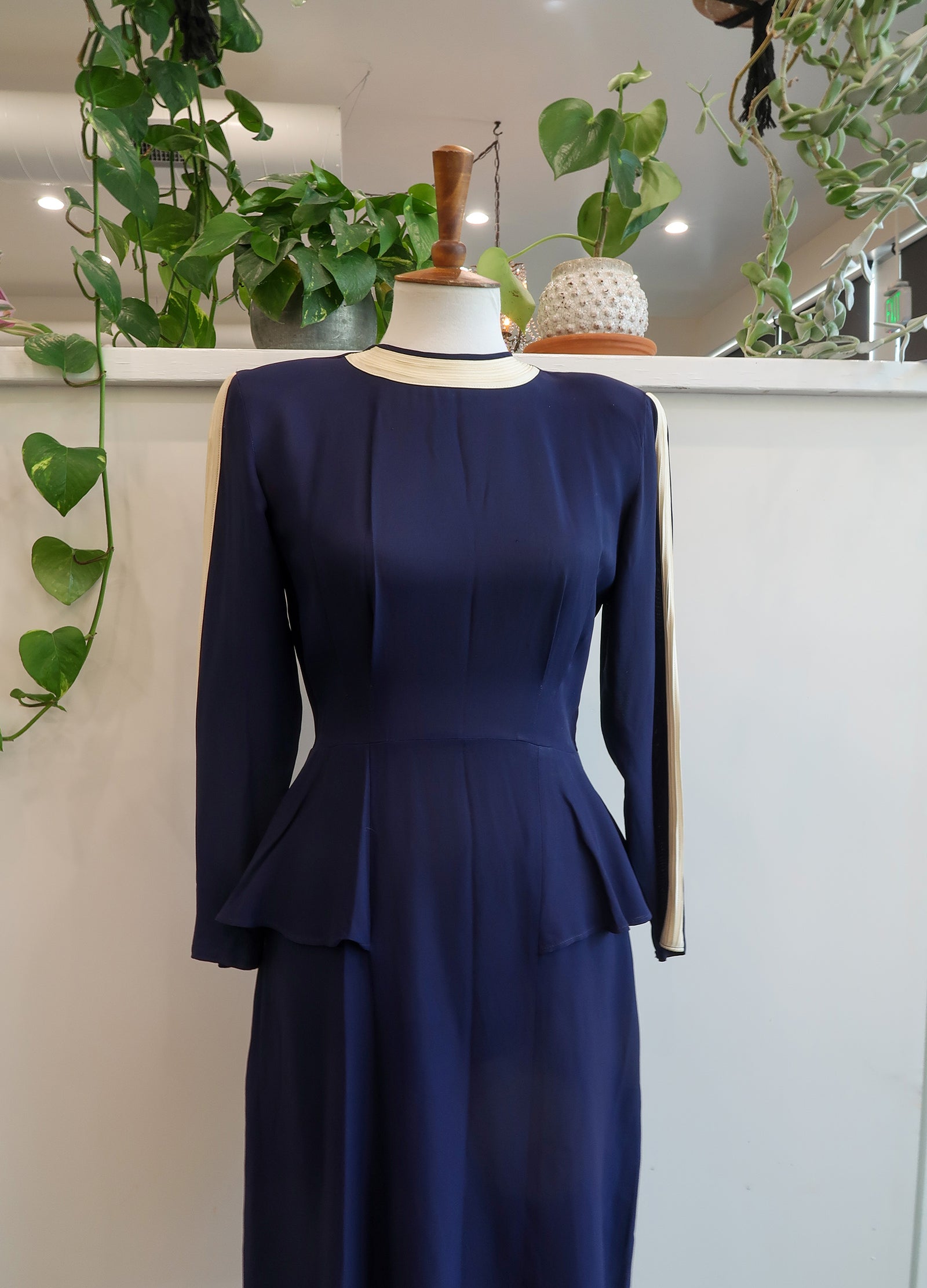 1940s Handmade Peplum Dress (as is) – Rizzo's