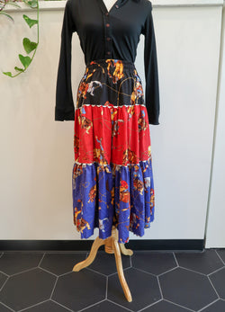 1990s Handmade Western Circle Skirt