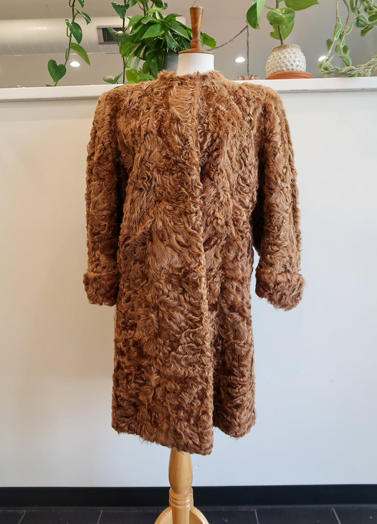 Vintage Duplers Mongolian Curly Goat Fur Coat – Rizzo's