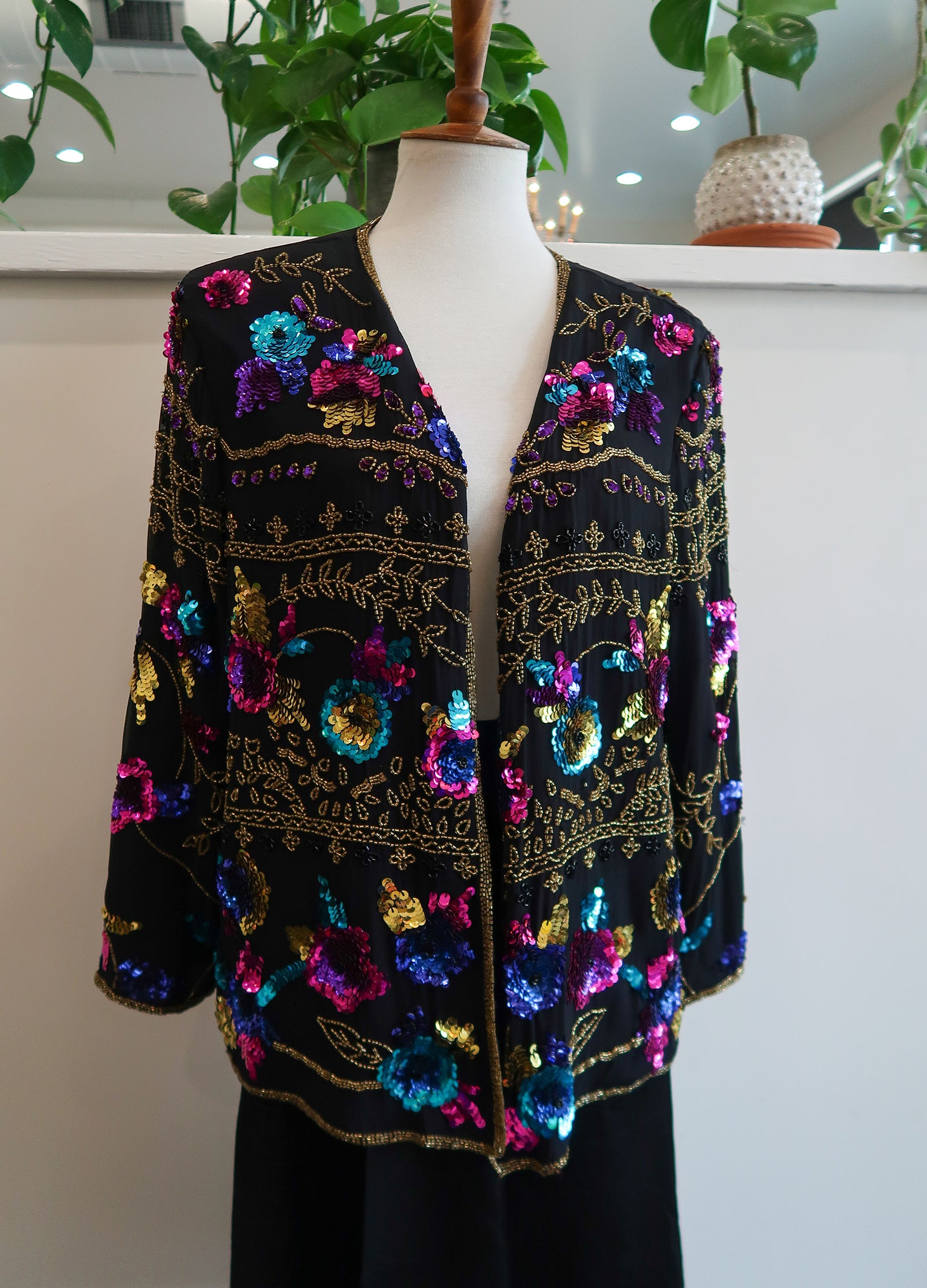 Vintage beaded jacket on sale