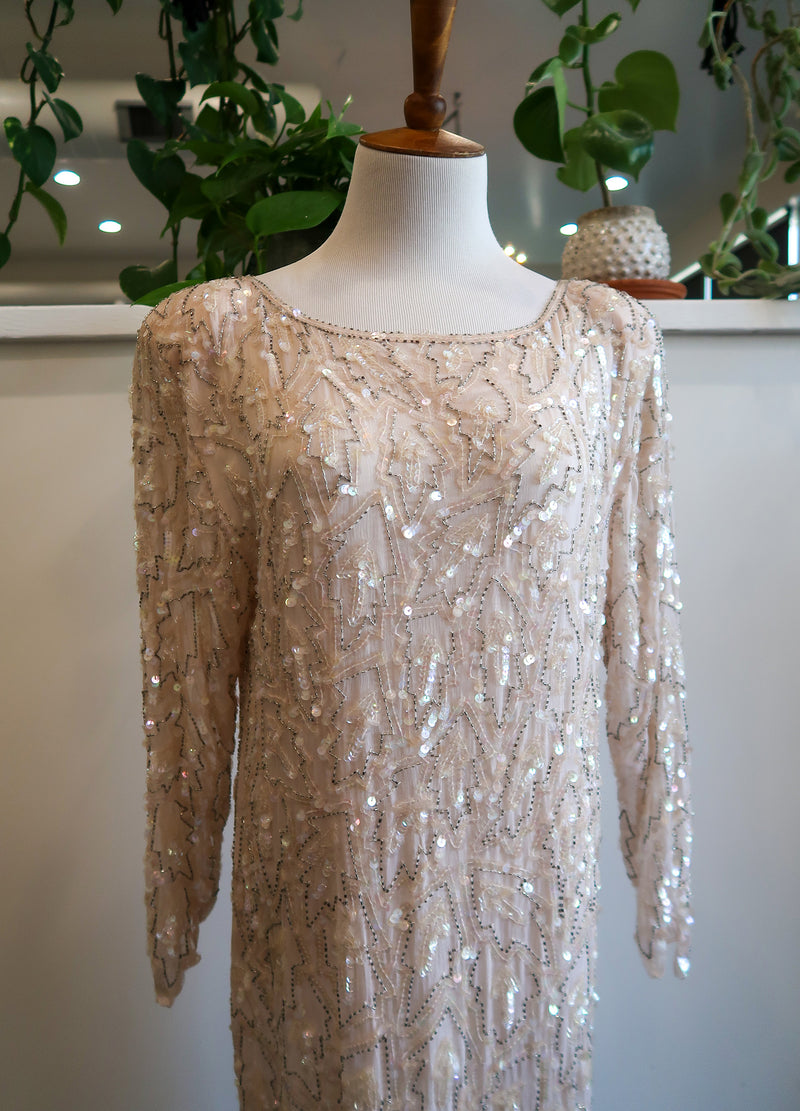 Vintage Silk Beaded Dress Rizzo's Vintage Silk Beaded Dress Rizzo's