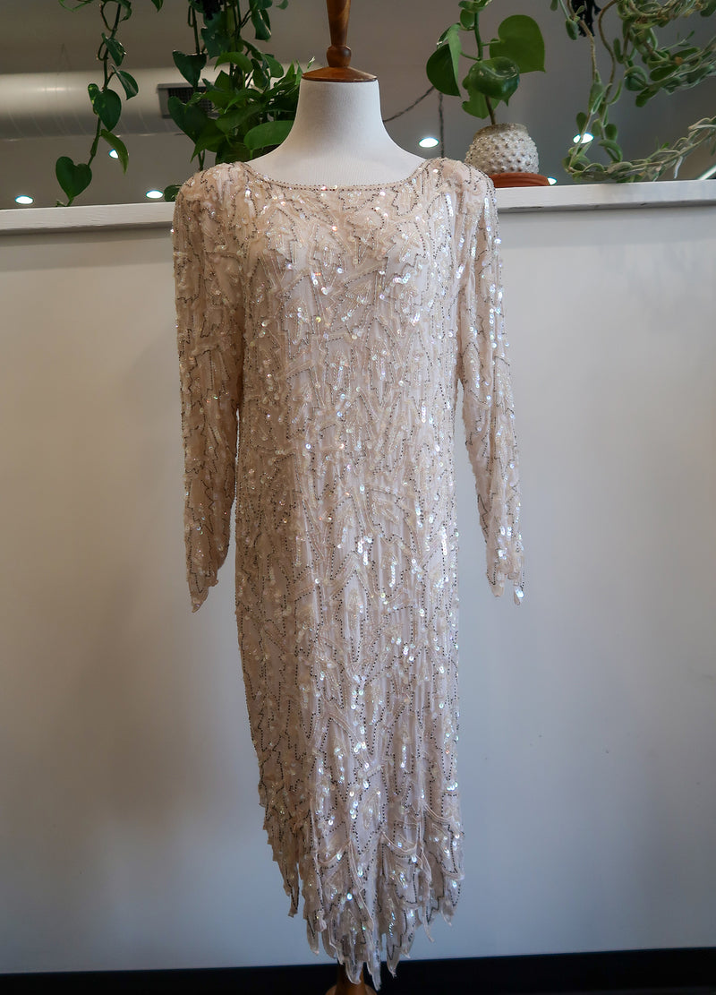 Vintage Silk Beaded Dress Rizzo's Vintage Silk Beaded Dress Rizzo's