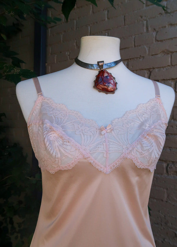 JCPenny Pink Lace Slip