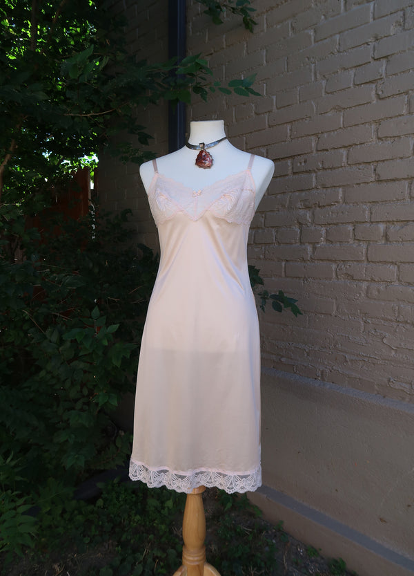 white slip dress 1920s Vintage White Lace Slip Dress – Rizzo's