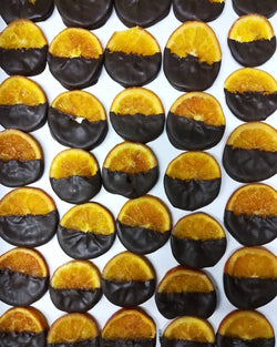 Candied Oranges in Dark Chocolate (Vegan)