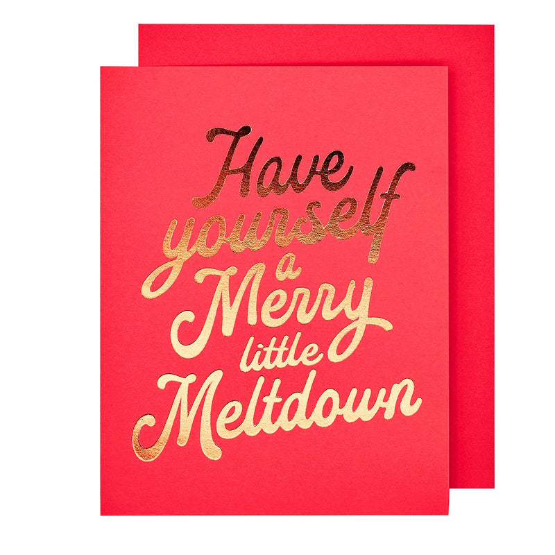 Merry Meltdown Holiday Card: Single