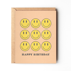 Happy Birthday - Fun Smiley Greeting Card