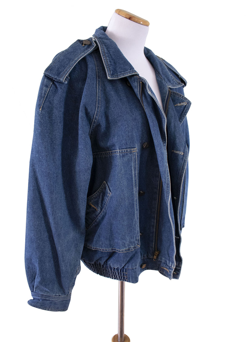 Liz Wear "Dirty Deeds" Jean Jacket Right View - Rizzo's