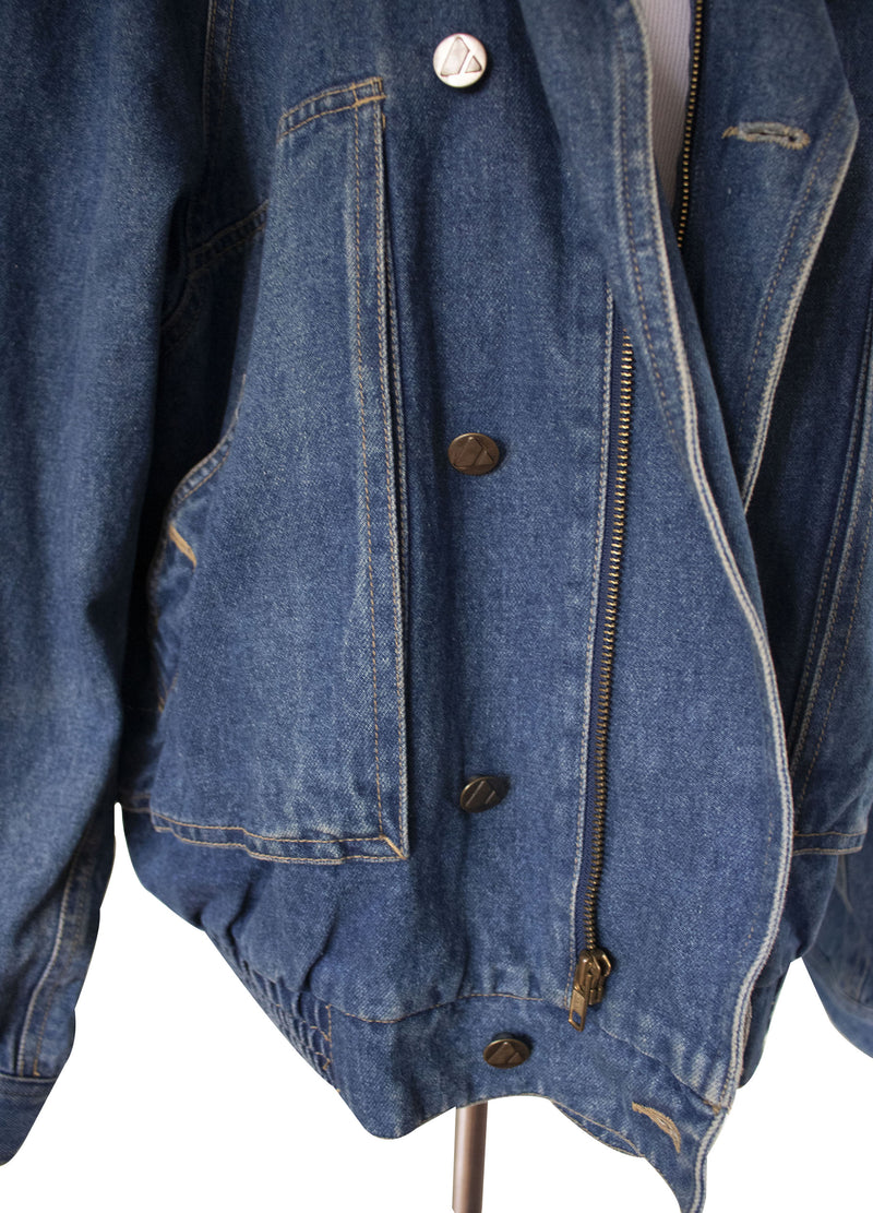 Liz Wear "Dirty Deeds" Jean Jacket Authentic - Rizzo's