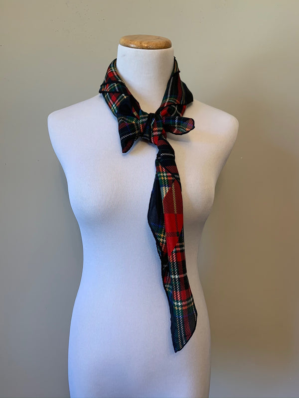Schoolgirl Plaid Scarf